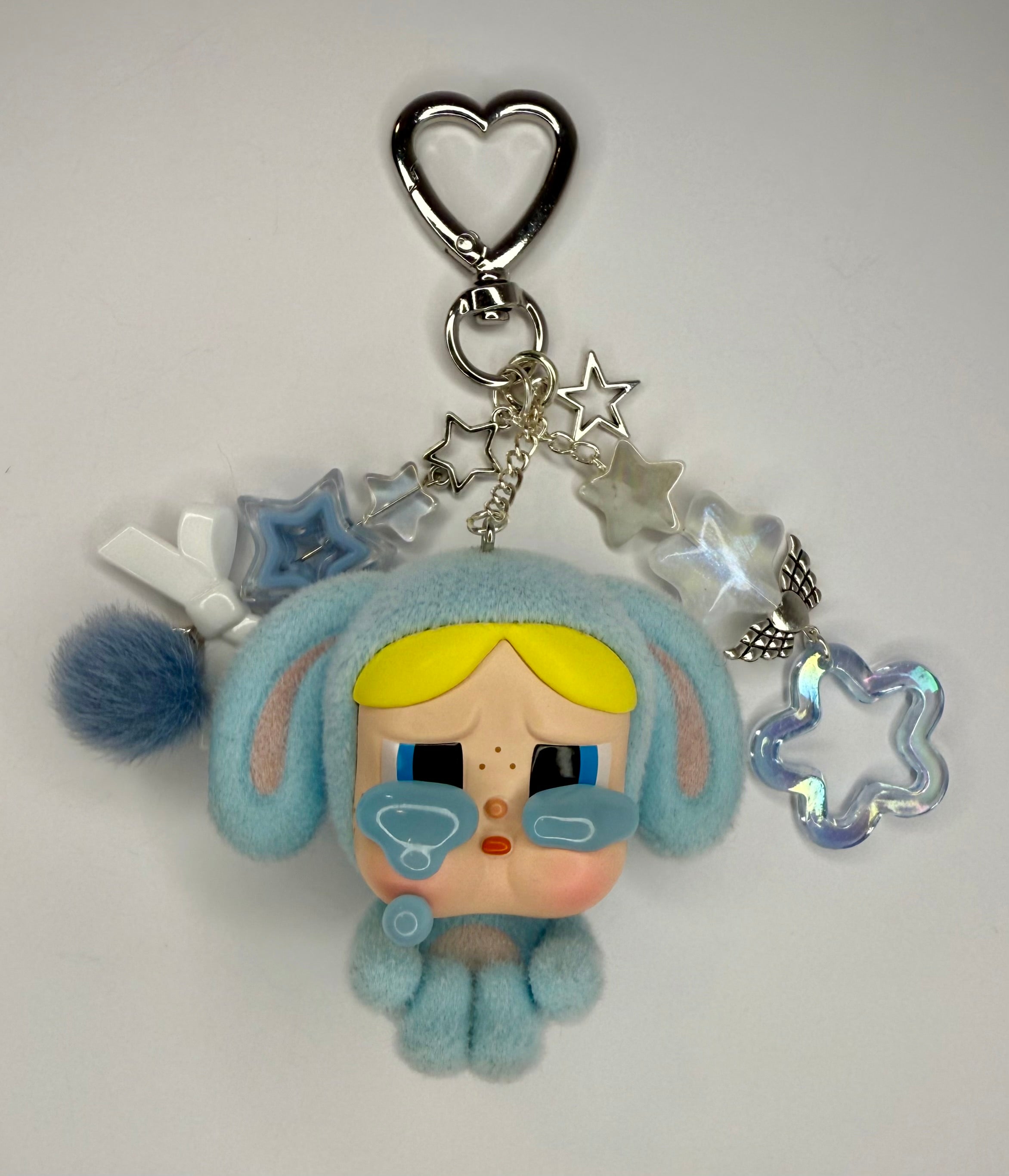 Crybaby x Powerpuff Girls Bunnies- Blossom, Bubbles, or Buttercup Bunny- Handmade Bag Charm