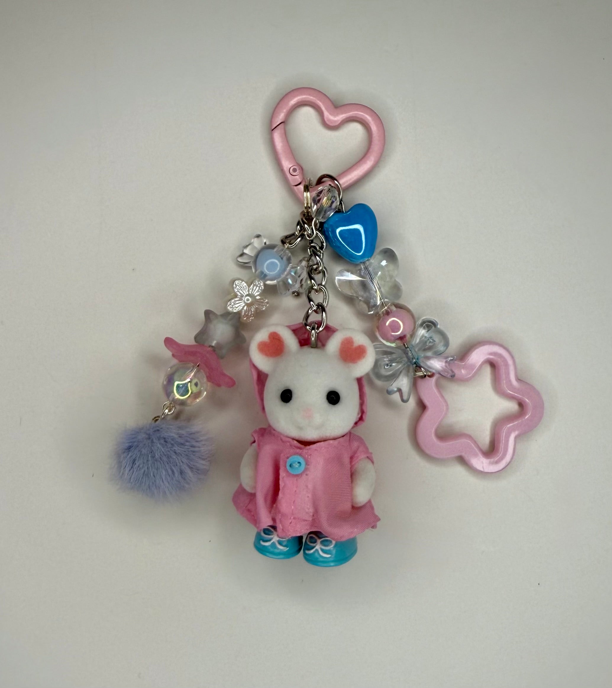 Calico Critter Raincoat Keychains