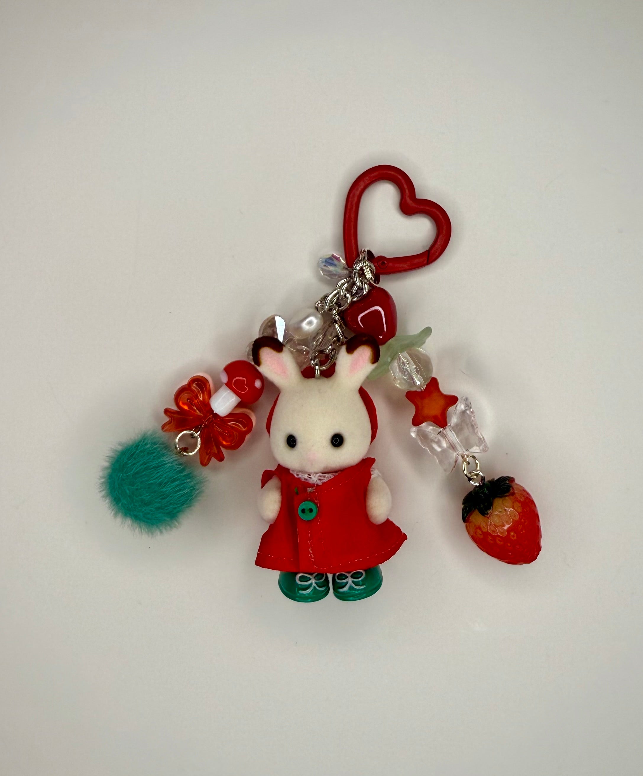 Calico Critter Raincoat Keychains