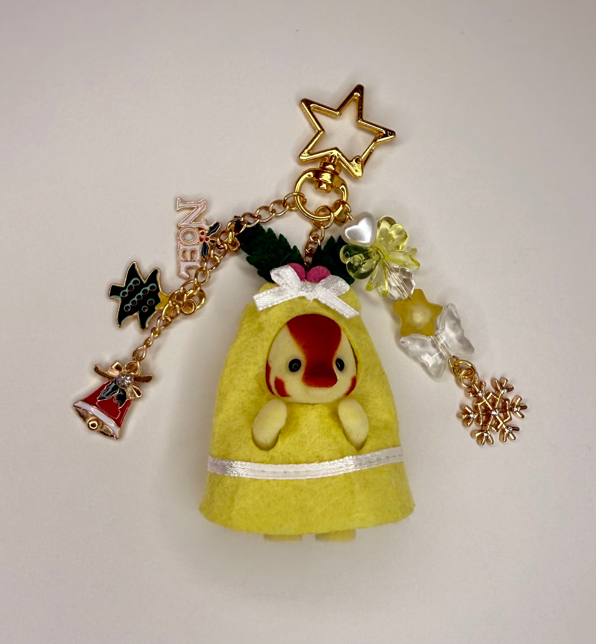 Calico Critter Holiday Keychain