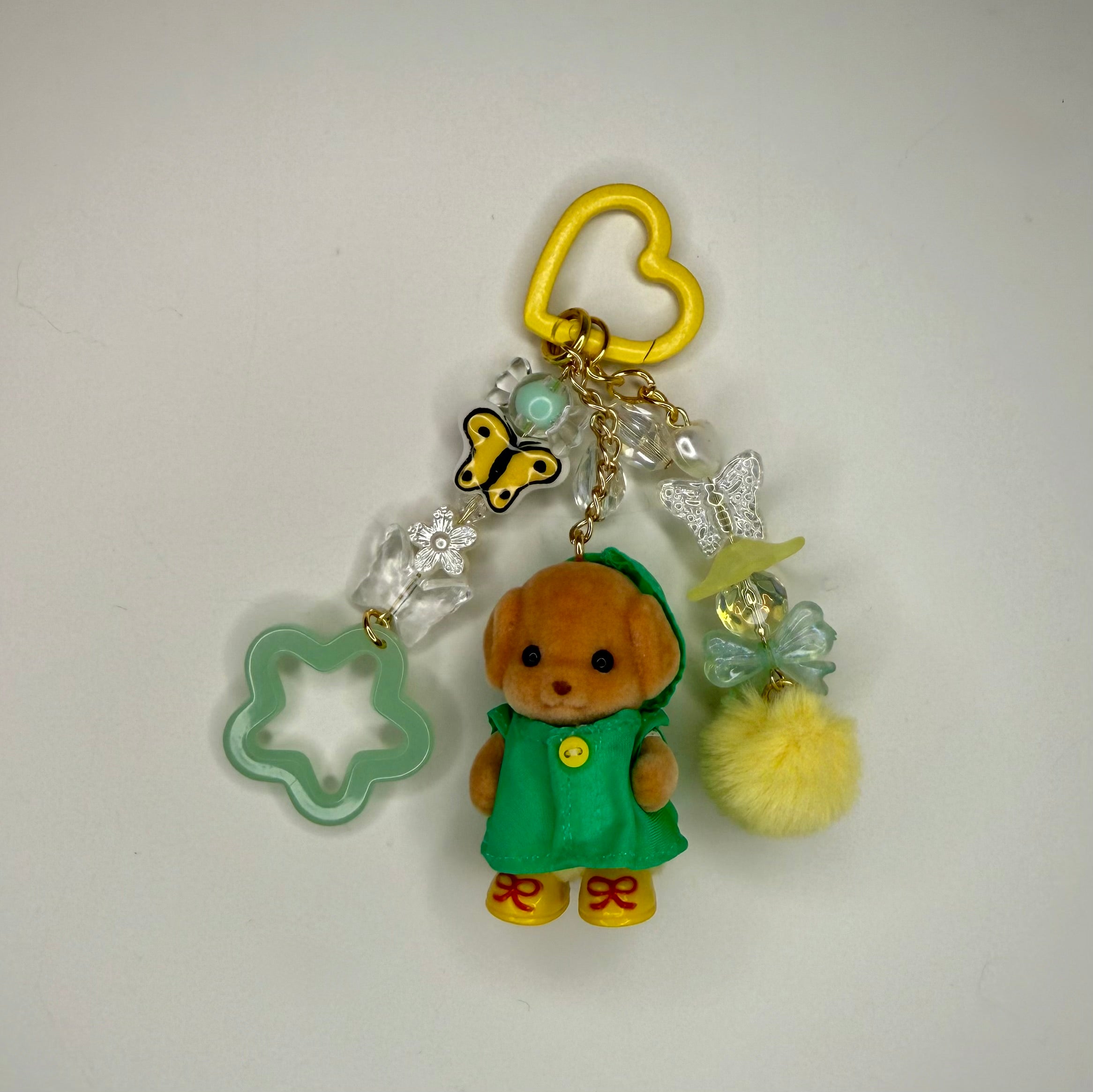 Calico Critter Raincoat Keychains