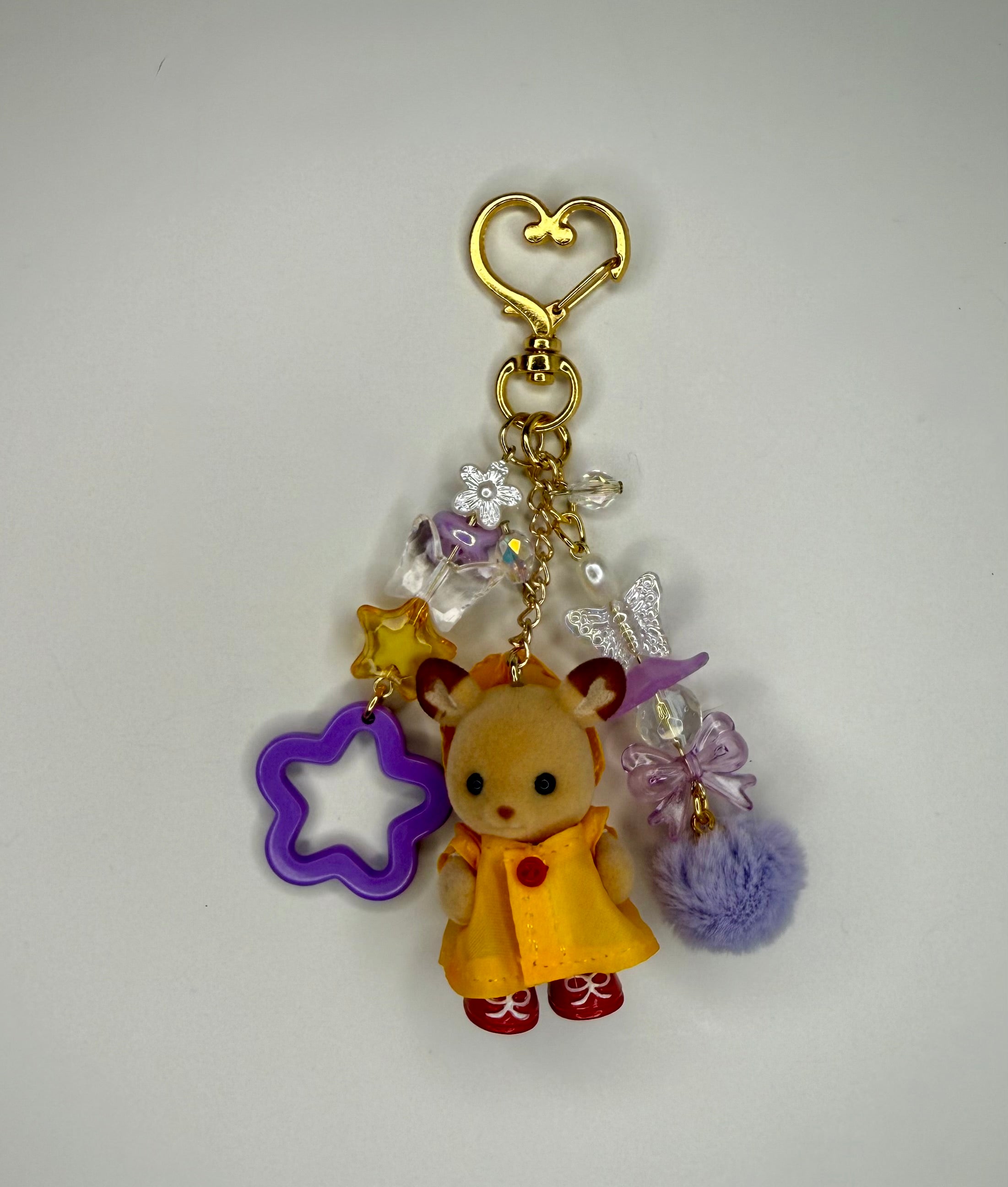 Calico Critter Raincoat Keychains