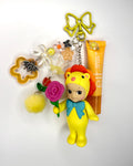 Sonny Angel Flower Charm: Handmade Keychain with e.l.f. Lip Balm